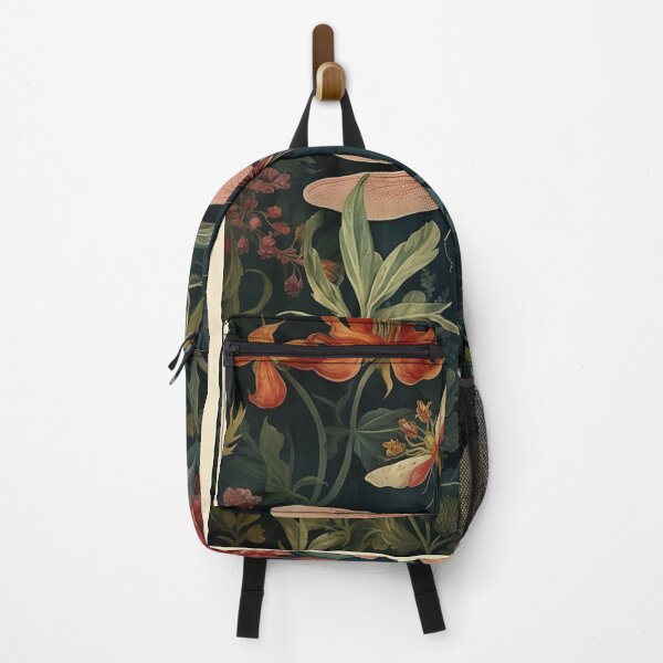 Item preview, Poster Anatomy William Morris Dragonfly and Garden Flowers designed and sold by ColemanOlmos.