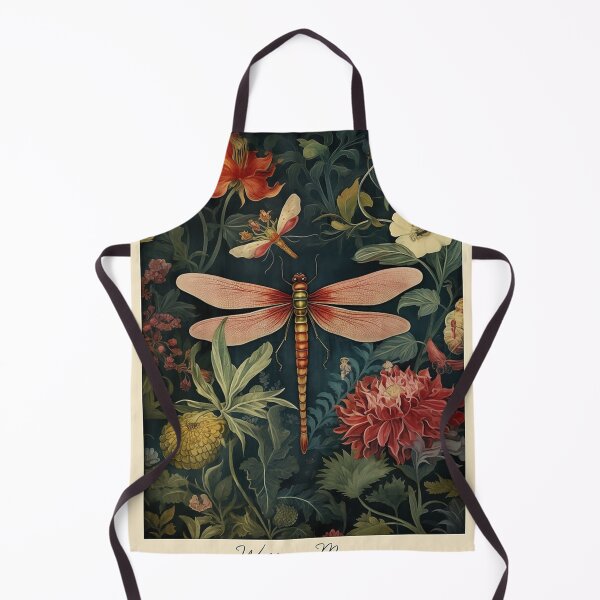 Item preview, Poster Anatomy William Morris Dragonfly and Garden Flowers designed and sold by ColemanOlmos.