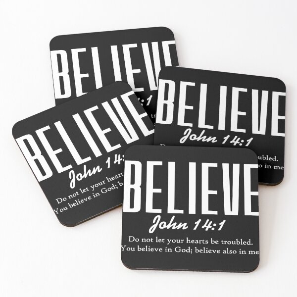 Item preview, "Believe – John 14:1" t shirts designed and sold by debiepark.