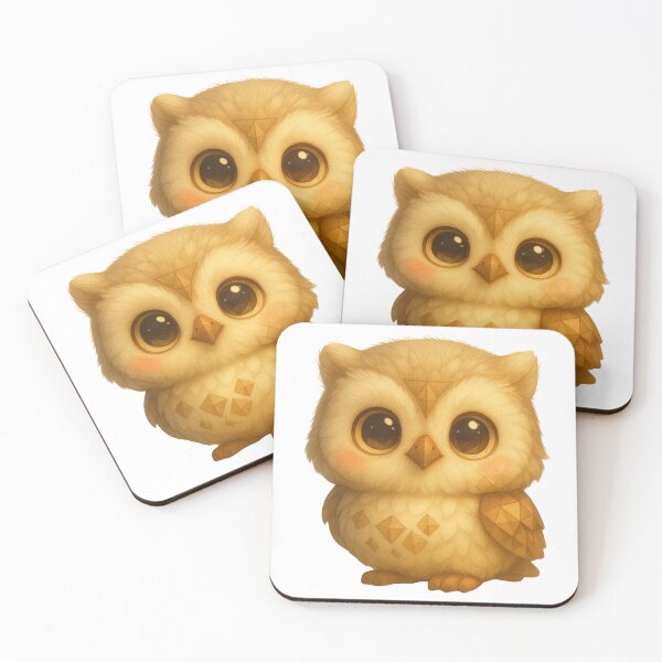 Item preview, GeoCuddle Owl – Cute Geometric Baby Owl Illustration designed and sold by GeoWild Designs.