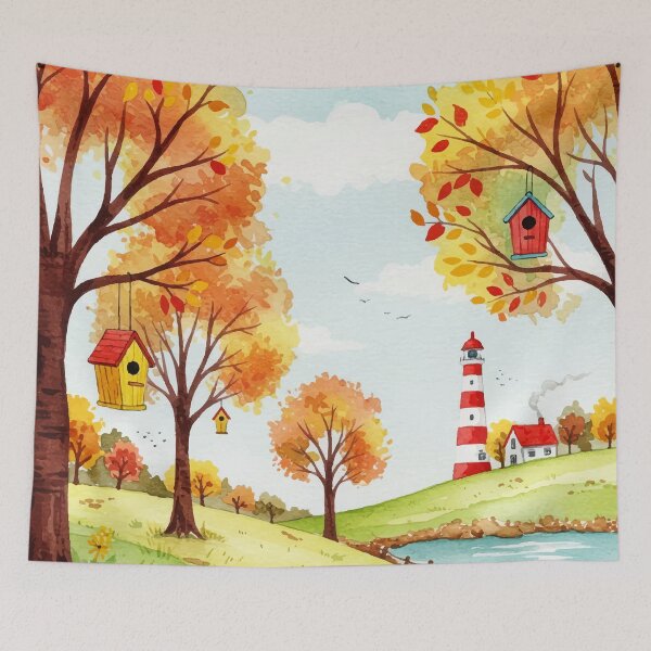 Item preview, Autumn landscape designed and sold by Design4uStudio.