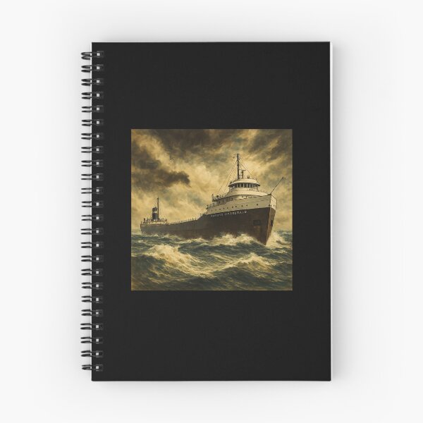 Item preview, Edmund Fitzgerald Vintage Art designed and sold by JaquelinDach.