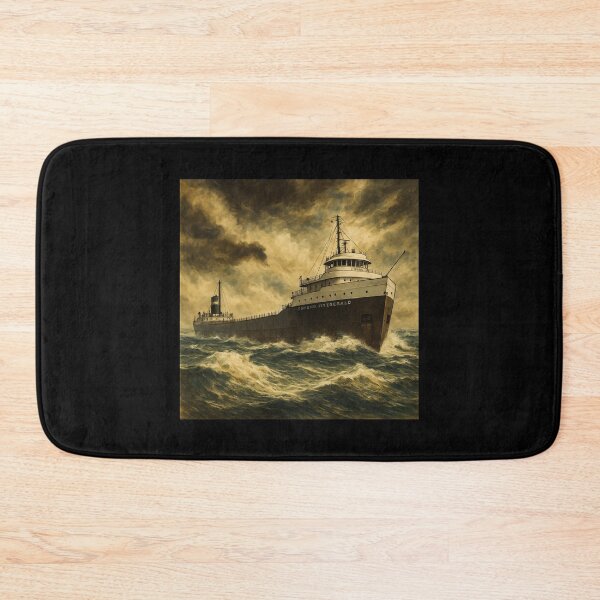 Item preview, Edmund Fitzgerald Vintage Art designed and sold by JaquelinDach.