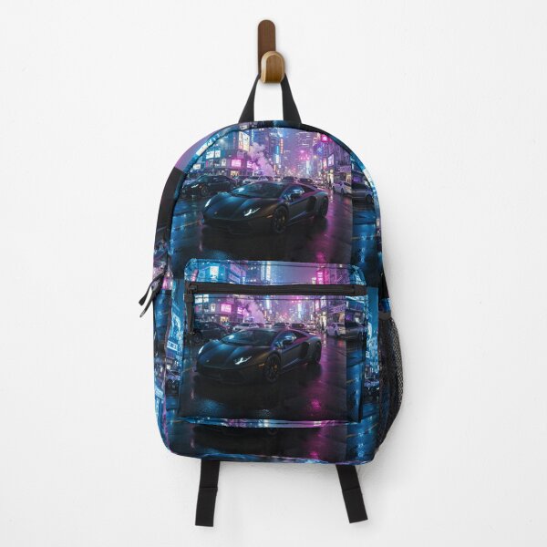 Item preview, Lamborghini - Rainy Tokyo Street At Night (Neon) designed and sold by TajSprinklz.