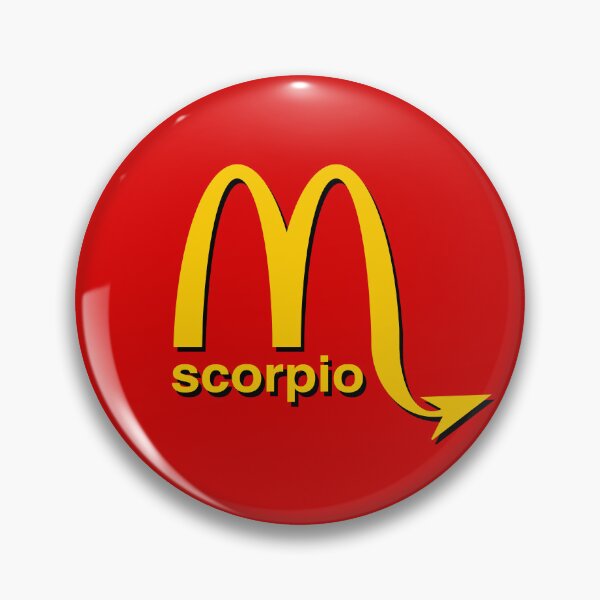 Item preview, Zodiac Scorpio Burger Logo designed and sold by Checkerworks.