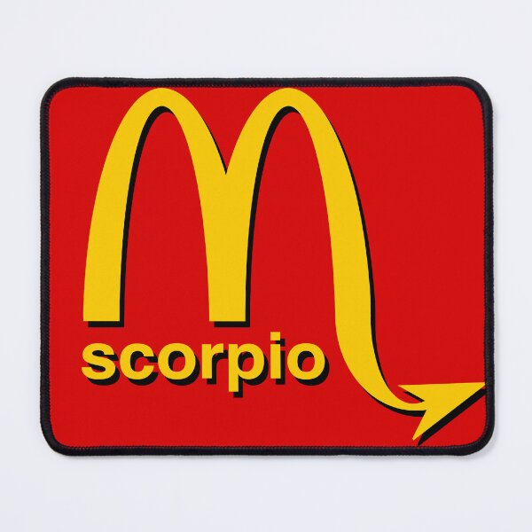 Item preview, Zodiac Scorpio Burger Logo designed and sold by Checkerworks.