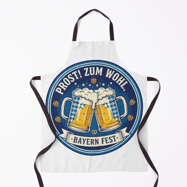 Item preview, Prost! Zum Wohl. Bayern Fest" Bavarian Beer Mugs Cheers Design designed and sold by Sushikidsntoddlers.