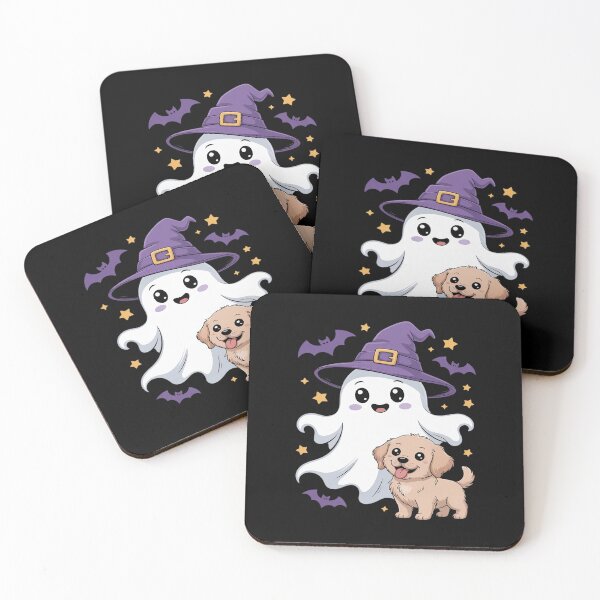 Item preview, Ghost Golden Retriever Witch Halloween Dog Lover designed and sold by Jadiantukora.