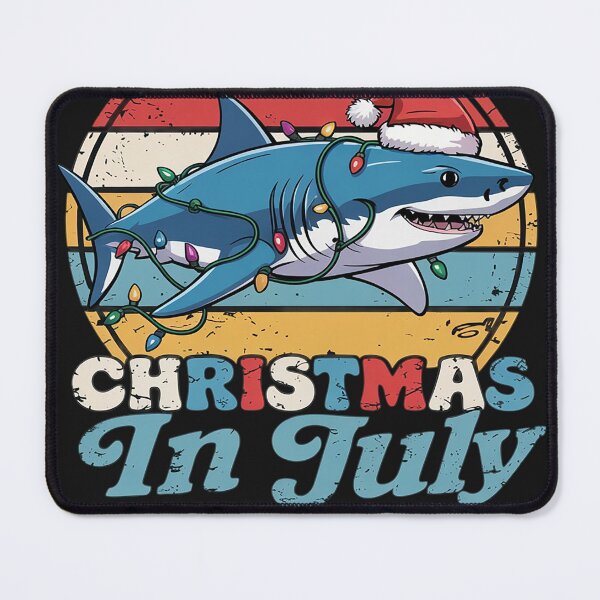 Item preview, Lighting Shark Lover Vintage Retro Shark Christmas In July designed and sold by AvagondaMind.