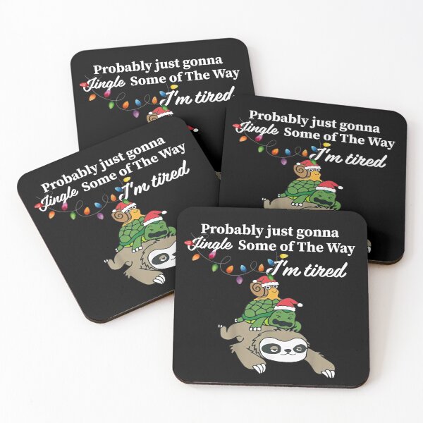 Item preview, Funny Slow Animal Christmas Shirt – I’m Tired Jingle Quote designed and sold by LashondaGreen89.