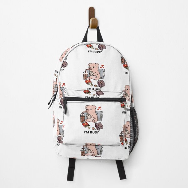 Item preview, Funny Pig Im Busy Boba Tea Zoo Boys Girls Kids designed and sold by rafaeltto.