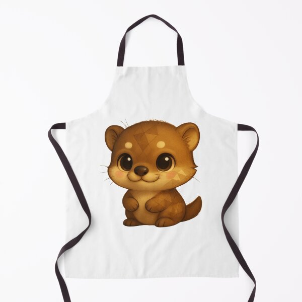 Item preview, GeoCuddle Otter – Cute Geometric Baby Otter Illustration designed and sold by GeoWild Designs.