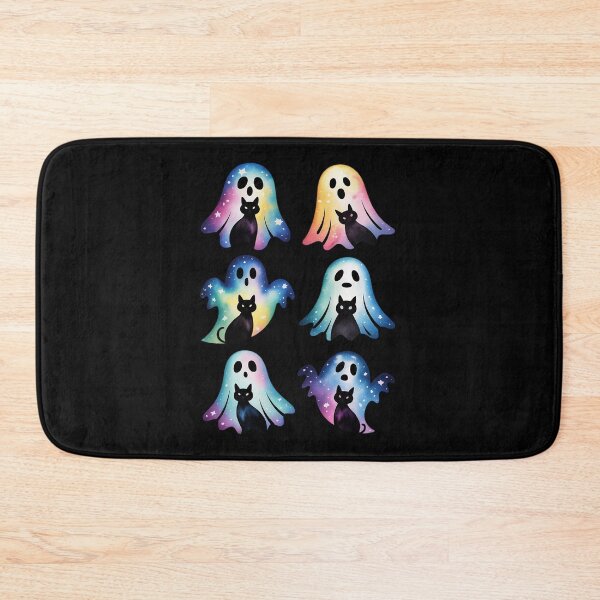 Item preview, Ghost Holding Black Cat Halloween Cat Lovers Women designed and sold by Jadiantukora.