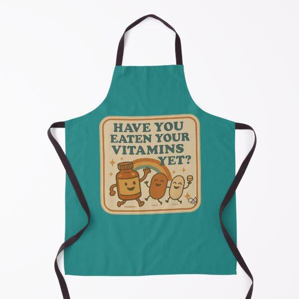Item preview, LaMaisonOfMY NAGGING STICKERS COLLECTION “Have You Eaten Your Vitamins Yet?” On Green designed and sold by LaMaisonOfMY.