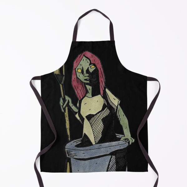 Item preview, Witch of the Iron Vessel – Folklore-Inspired Art designed and sold by Thai Martin Art Junk.