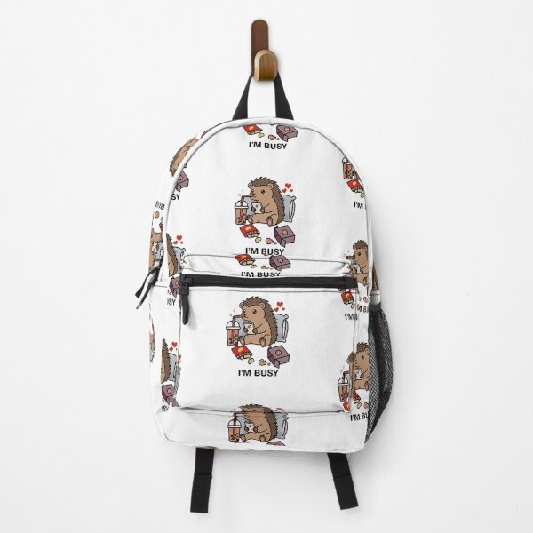 Item preview, Funny Hedgehog Im Busy Boba Tea Zoo Boys Girls Kids designed and sold by rafaeltto.