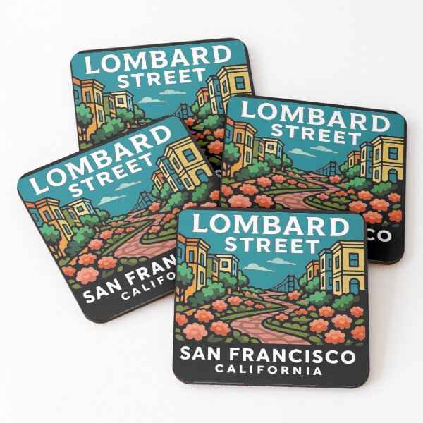 Item preview, Lombard Street - San Francisco, California designed and sold by Myra365Art.