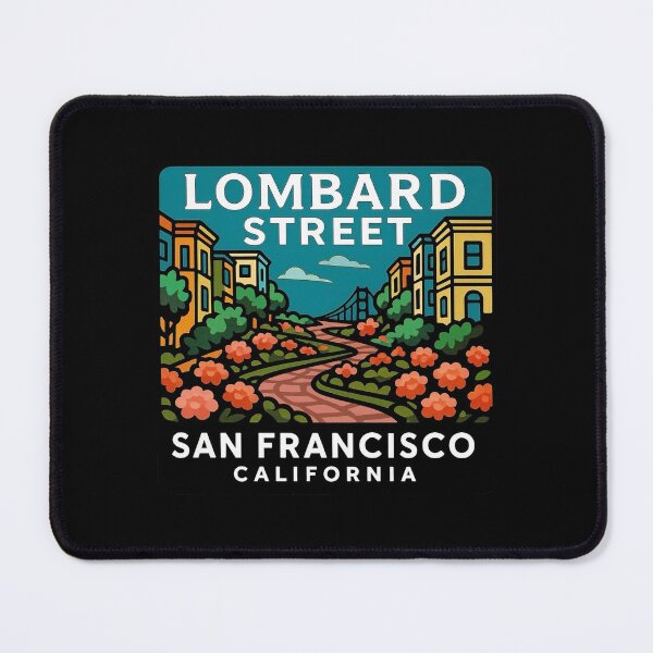 Item preview, Lombard Street - San Francisco, California designed and sold by Myra365Art.