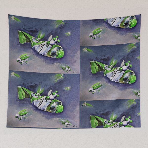 Item preview, Oil painting The green idea is ending Igor Konovalov designed and sold by ukrainianvin.