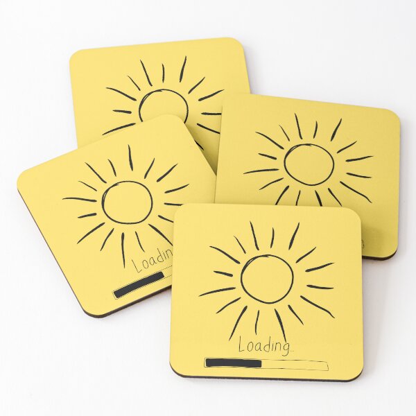 Item preview, Loading Sunshine – Minimalist Positive Energy Art designed and sold by FratddArtworks.