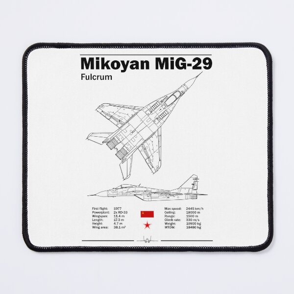 Item preview, Mikoyan MiG-29 "Fulcrum" Blueprint Poster designed and sold by Justinian Matieu.