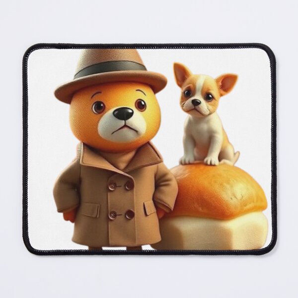 Item preview, Detective Muffin and Bread Pudding – Cute Duo designed and sold by ReineDingo.