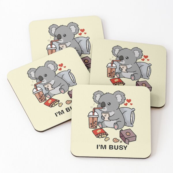 Item preview, Funny Koala Im Busy Boba Tea Zoo Boys Girls Kids designed and sold by rafaeltto.