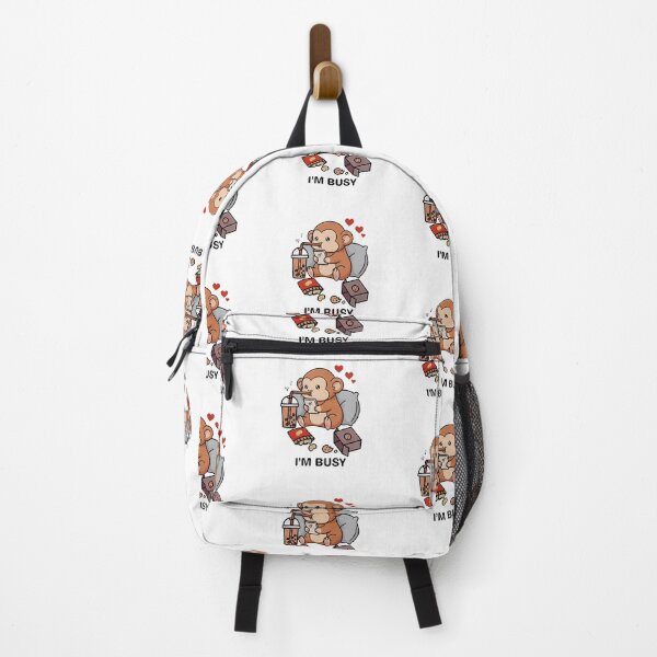 Item preview, Funny Monkey Im Busy Boba Tea Zoo Boys Girls Kids designed and sold by rafaeltto.