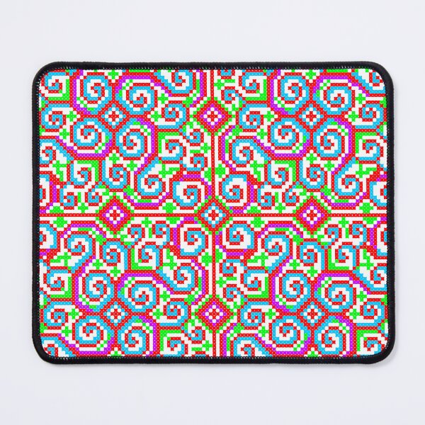 Item preview, Hmong cross stitch colorful pattern textiles  designed and sold by Jassicaxyooj.