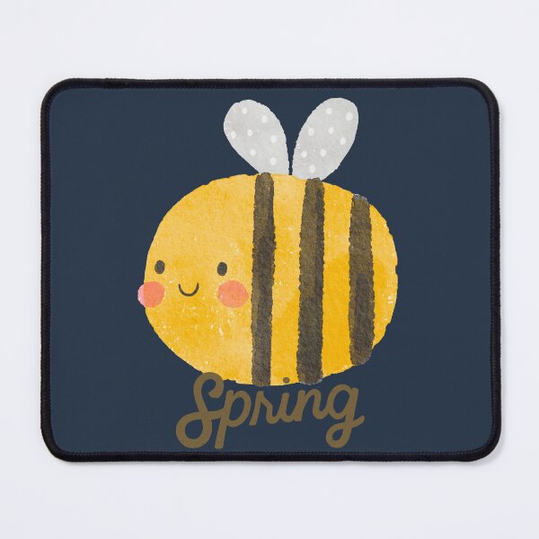 Item preview, Cute Bee Spring – Watercolor Happy Bee Illustration designed and sold by FratddArtworks.