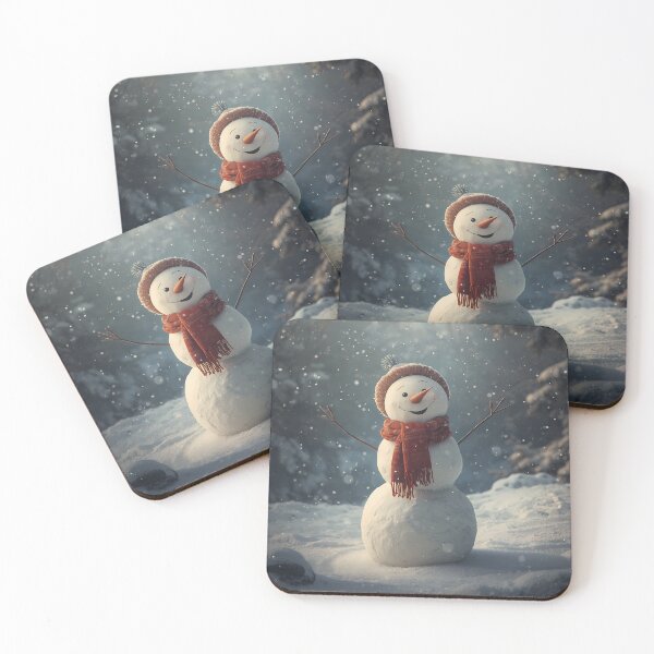 Item preview, Joyful Snowman in a Winter Wonderland designed and sold by HikariMoments.