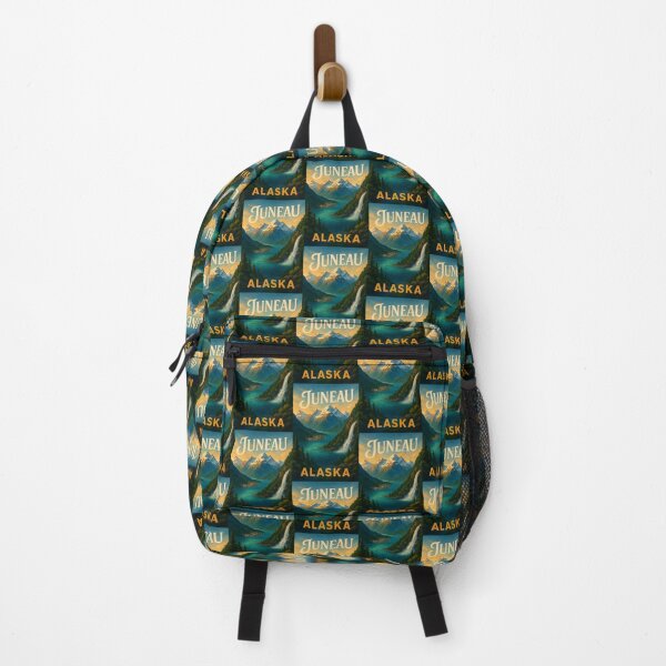 Item preview, Juneau Mountains and Coastal Waterfall, Alaska designed and sold by Places On Earth.