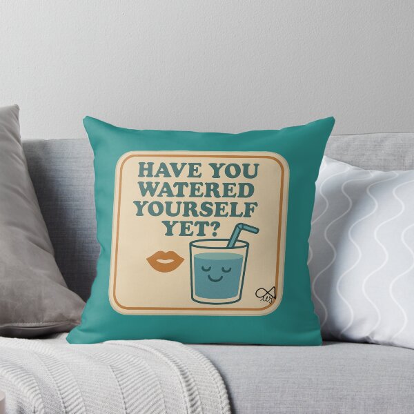 Item preview, LaMaisonOfMY NAGGING STICKERS COLLECTION “Have You Watered Yourself Yet?” On Green designed and sold by LaMaisonOfMY.