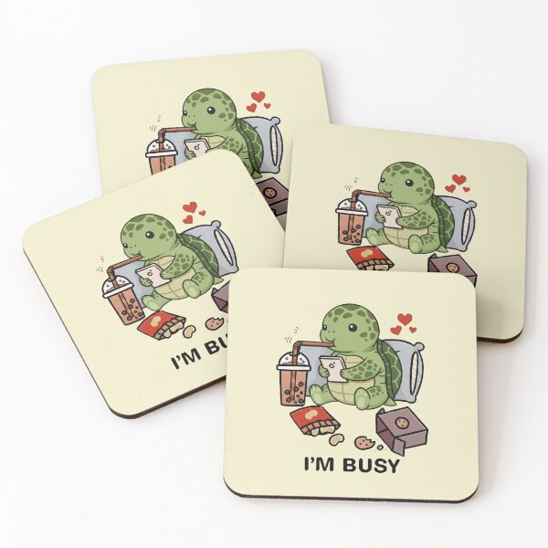 Item preview, Funny Turtle Im Busy Boba Tea Zoo Boys Girls Kids designed and sold by rafaeltto.