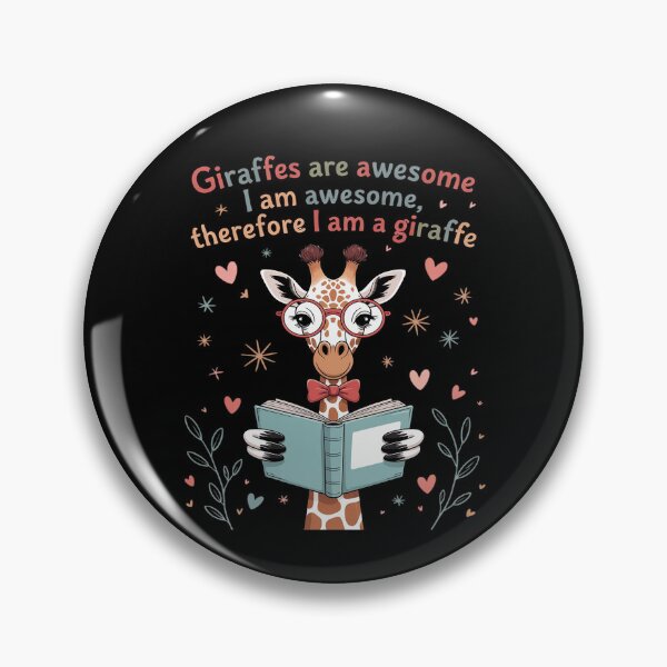 Item preview, Giraffe's are Awesome I am Awesome Therefore I am a Giraffe designed and sold by petrichorsworld.