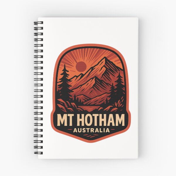 Item preview, Mt Hotham Sunset Badge, Victorian Alps Australia designed and sold by Places On Earth.