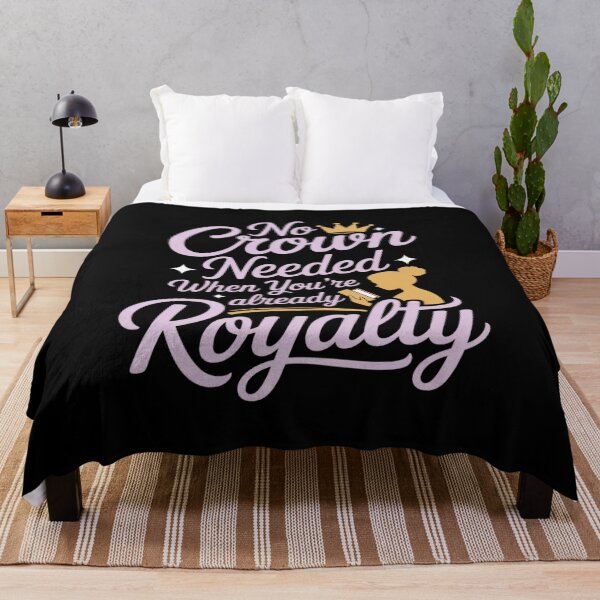 Item preview, Girl Power Feminist Royalty Crown Script Graphic designed and sold by petrichorsworld.