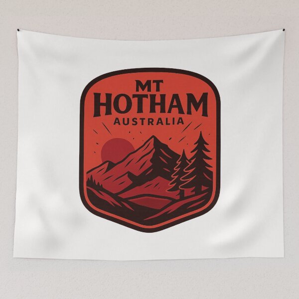 Item preview,  Mount Hotham Badge Emblem, Australia designed and sold by Places On Earth.