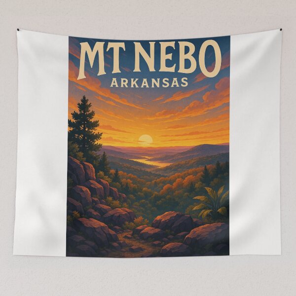 Item preview,  Mount Nebo Rock Trail Sunset, Arkansas designed and sold by Places On Earth.