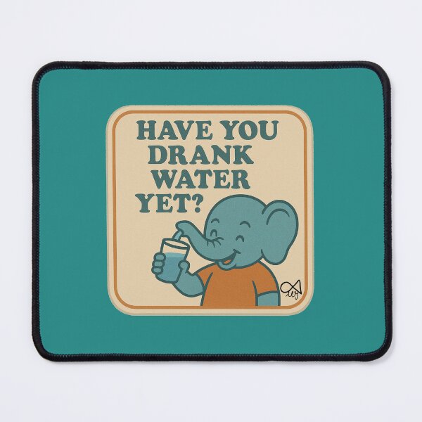 Item preview, LaMaisonOfMY NAGGING STICKERS COLLECTION “Have You Drank Water Yet?” On Green designed and sold by LaMaisonOfMY.