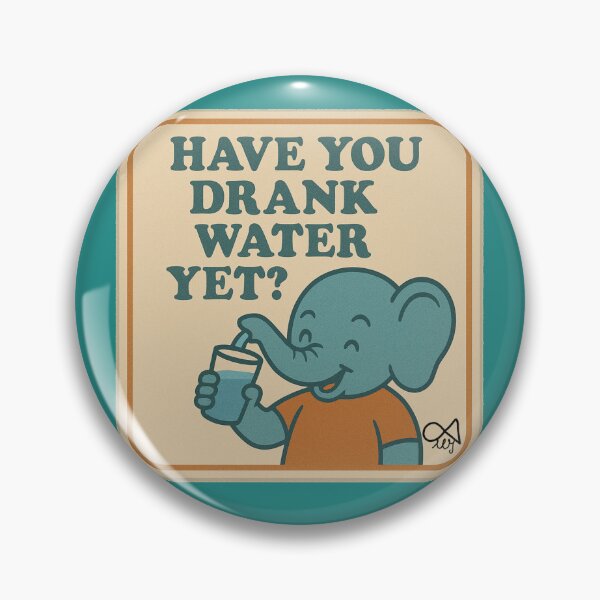 Item preview, LaMaisonOfMY NAGGING STICKERS COLLECTION “Have You Drank Water Yet?” On Green designed and sold by LaMaisonOfMY.