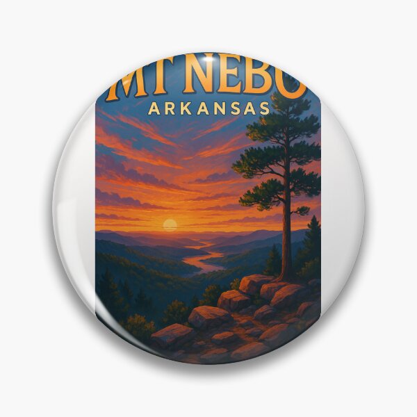 Item preview,  Mount Nebo Sunset Over Arkansas River Valley designed and sold by Places On Earth.