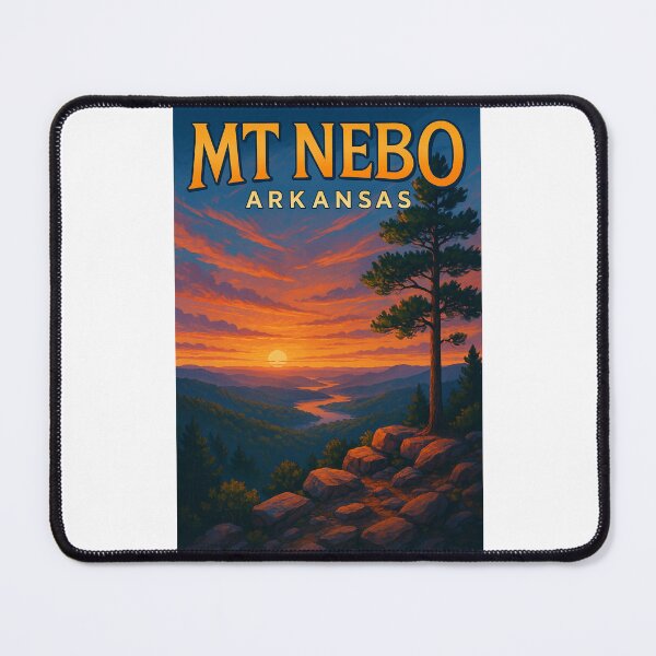 Item preview, Mount Nebo Sunset Over Arkansas River Valley designed and sold by Places On Earth.