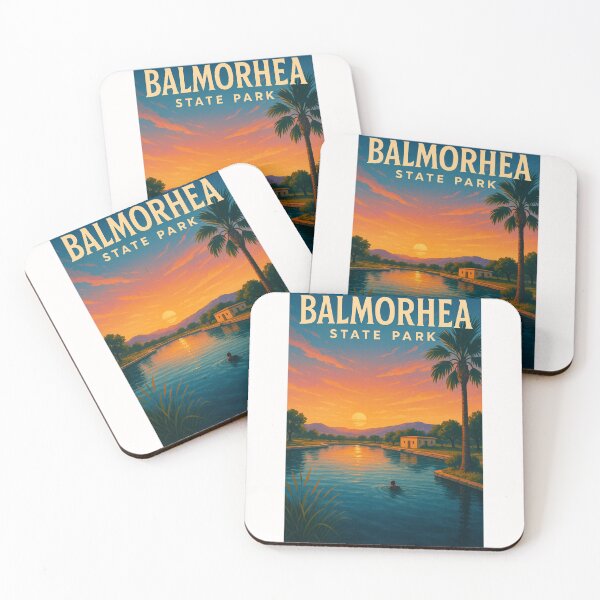 Item preview, Sunset Reflections at Balmorhea State Park designed and sold by Places On Earth.