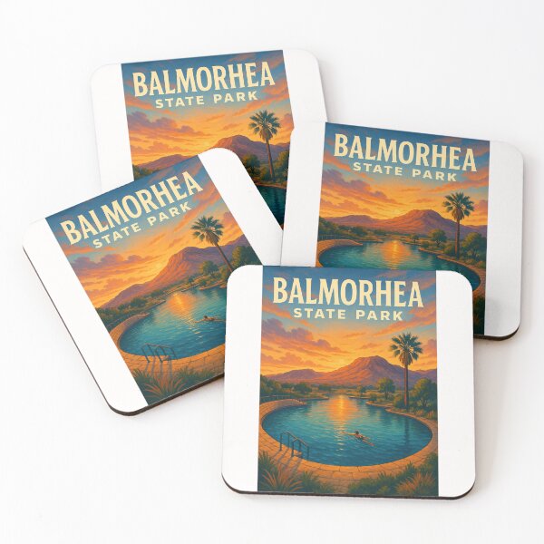 Item preview,  Balmorhea State Park Sunset Swim designed and sold by Places On Earth.