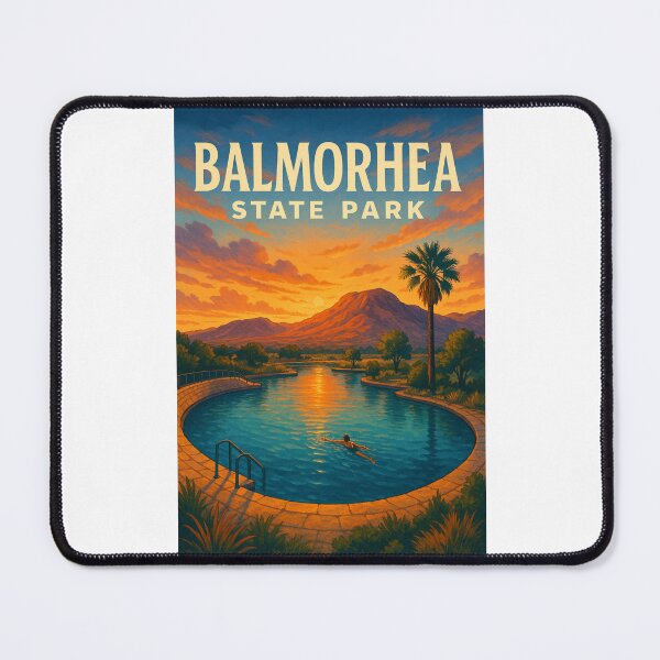 Item preview,  Balmorhea State Park Sunset Swim designed and sold by Places On Earth.
