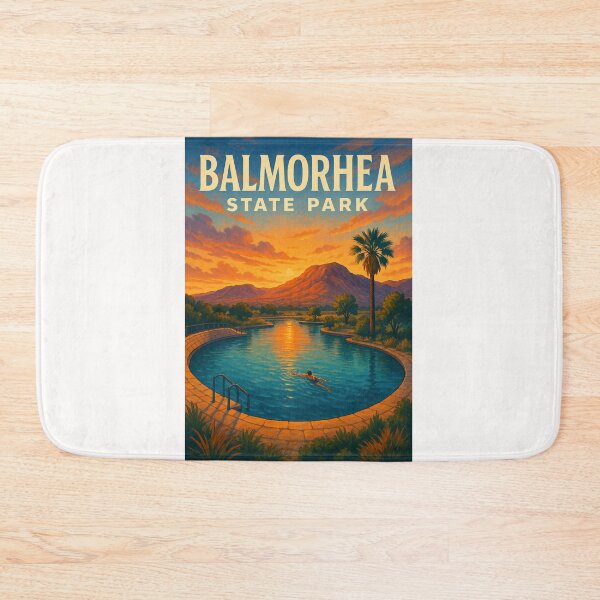 Item preview,  Balmorhea State Park Sunset Swim designed and sold by Places On Earth.