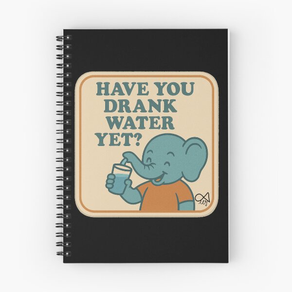 Item preview, LaMaisonOfMY NAGGING STICKERS COLLECTION “Have You Drank Water Yet?” On Black designed and sold by LaMaisonOfMY.