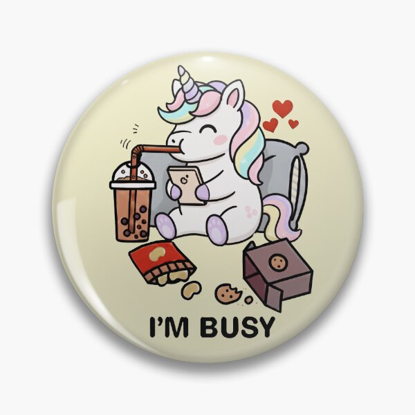 Item preview, Funny Unicorn Im Busy Boba Tea Zoo Boys Girls Kids designed and sold by rafaeltto.