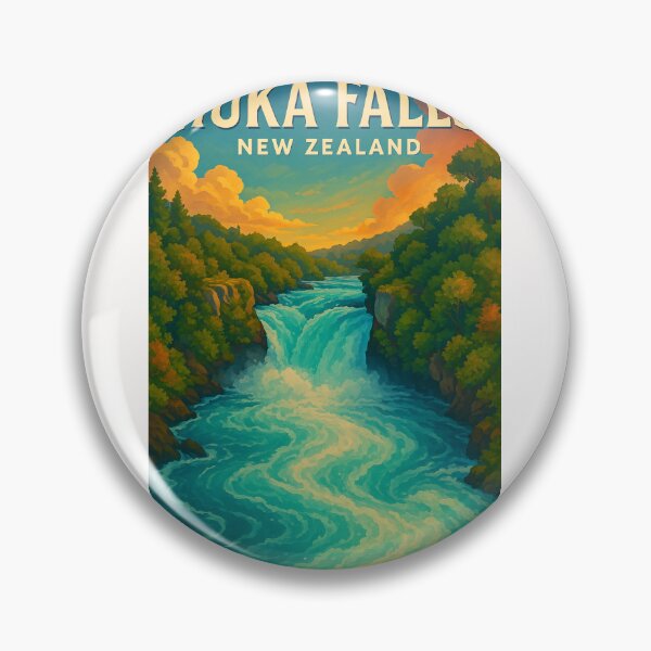 Item preview,  Huka Falls Gorge View, Taupō Region designed and sold by Places On Earth.